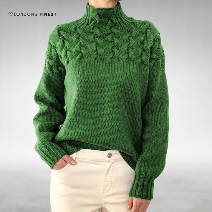 Elnora™ High Neck Knitted Jumper