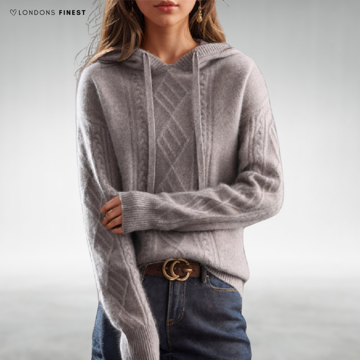 Jeanne™ Comfy Knitted Hoodie