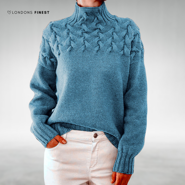 Elnora™ High Neck Knitted Jumper