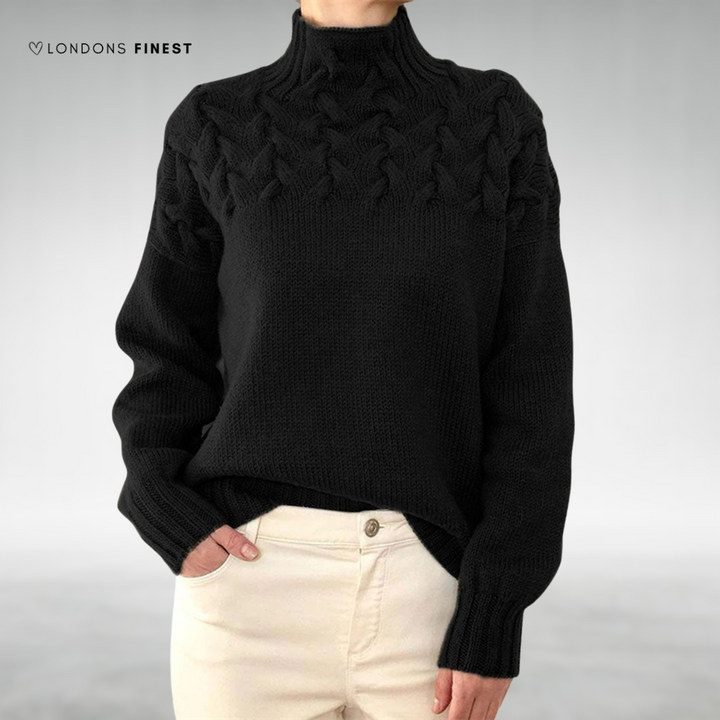 Elnora™ High Neck Knitted Jumper