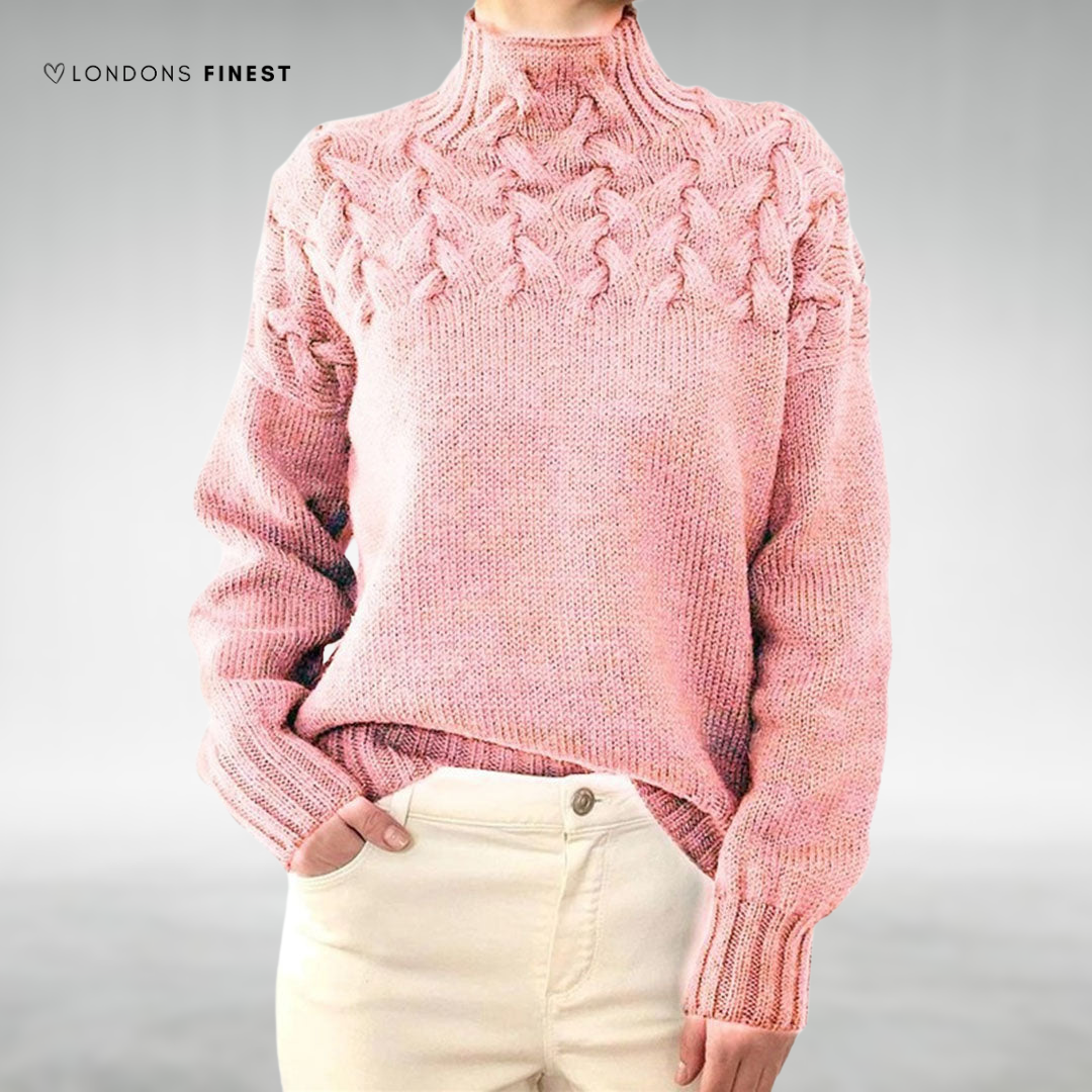 Elnora™ High Neck Knitted Jumper