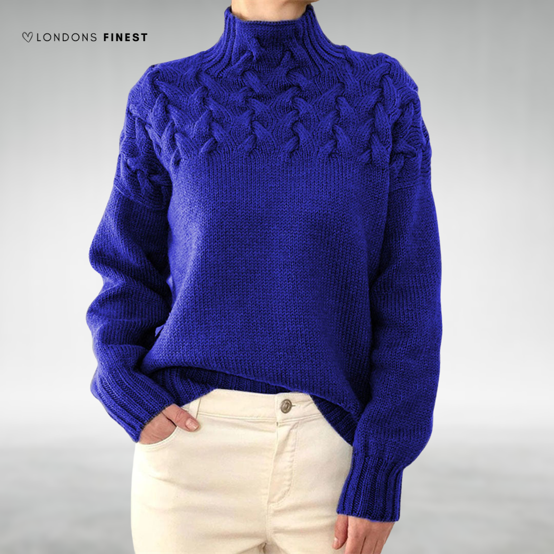 Elnora™ High Neck Knitted Jumper